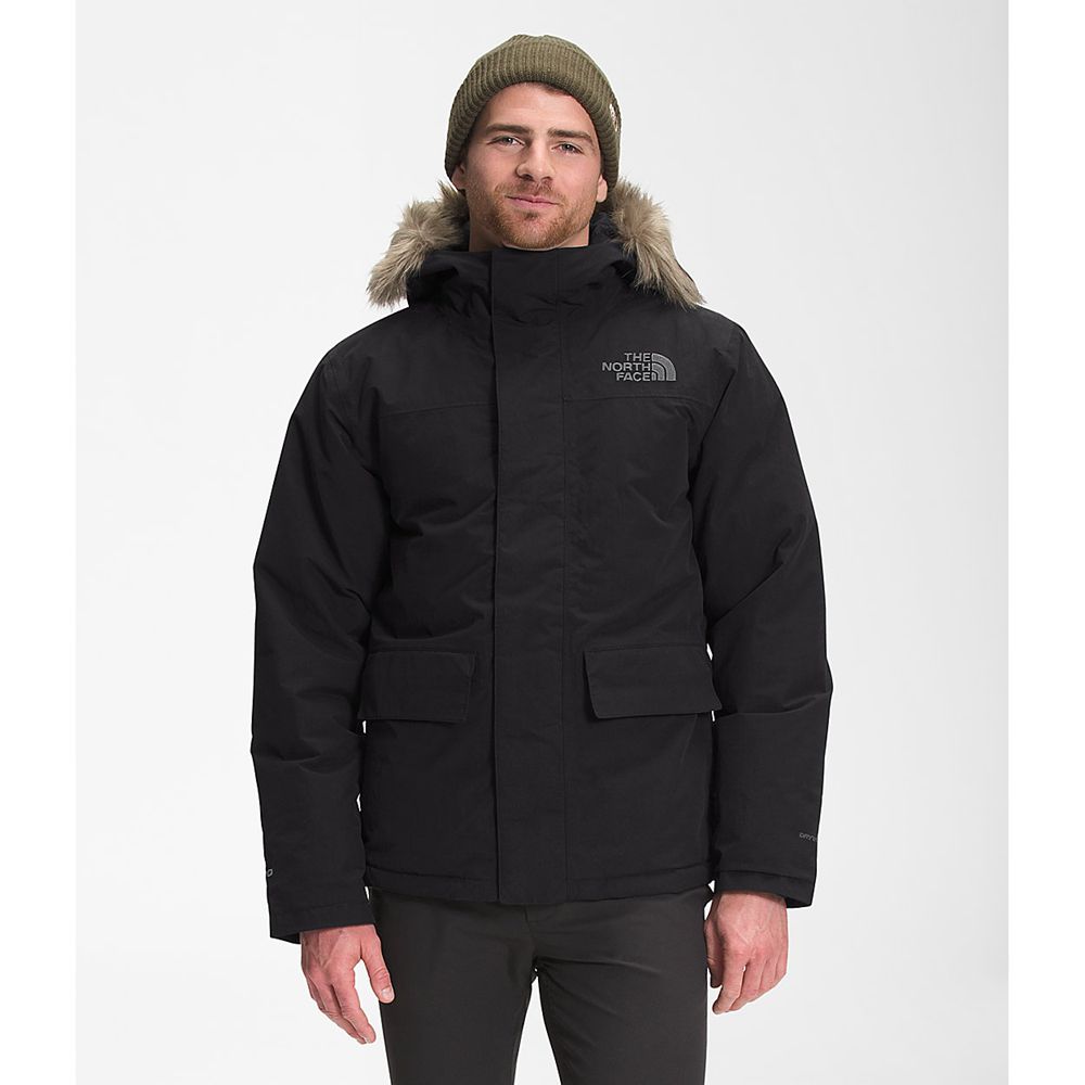 The North Face Parka Mens Australia - The North Face Arctic Black (XZB-894367)